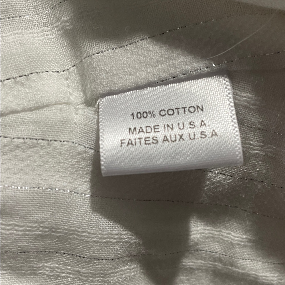 Misa Los Angeles White Ruffle Wrap Blouse NWOT - Picture 10 of 10